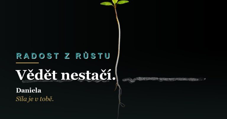 Blog ST — Proč necítím radost, když rostu?